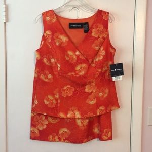 Two piece Sag Harbor top and skirt.